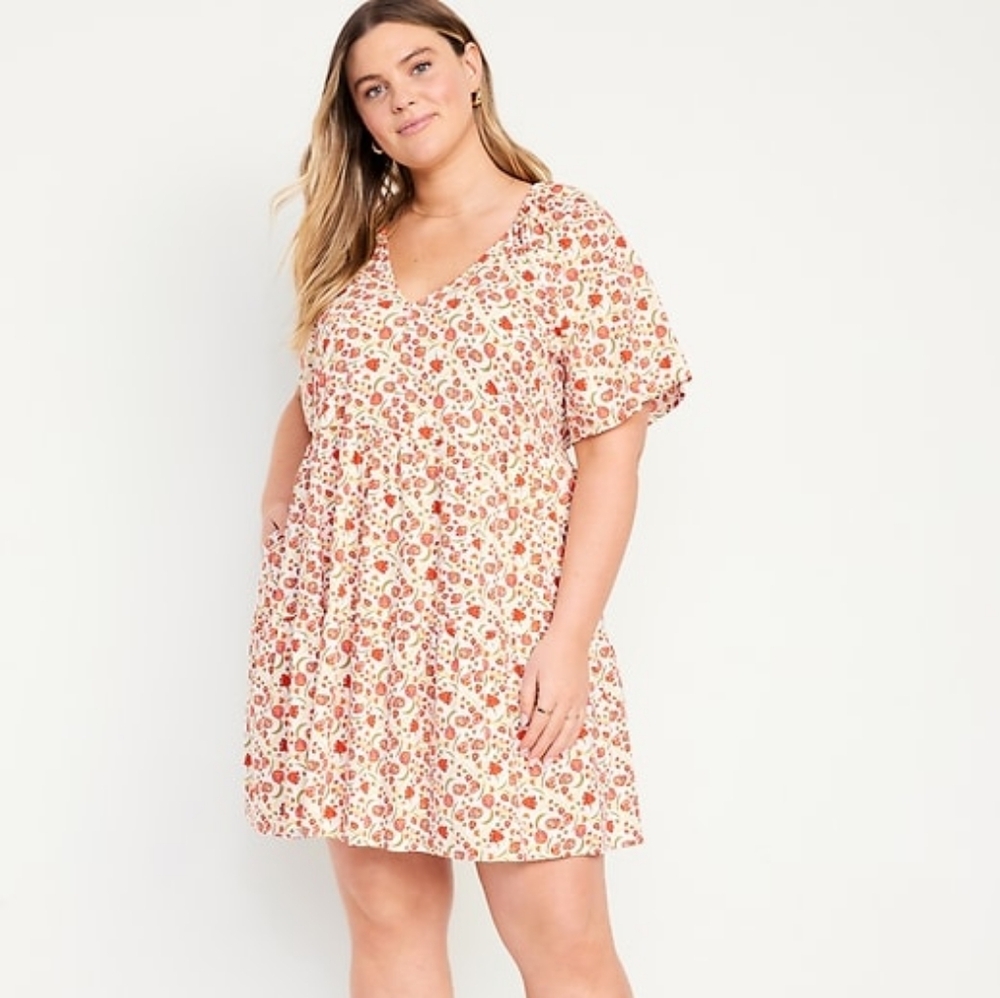 Old Navy XXL V-Neck Swing Dress NWT